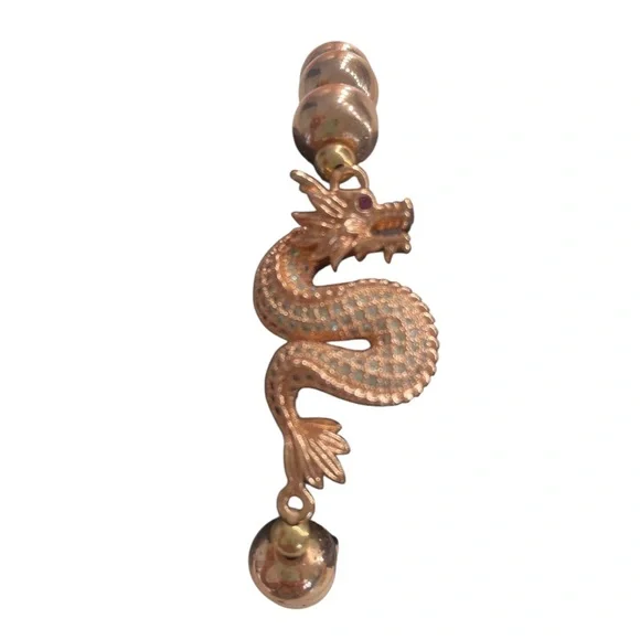 Rose Gold Hematite, Dragon,Stretch, Bracelet - Picture 2 of 6